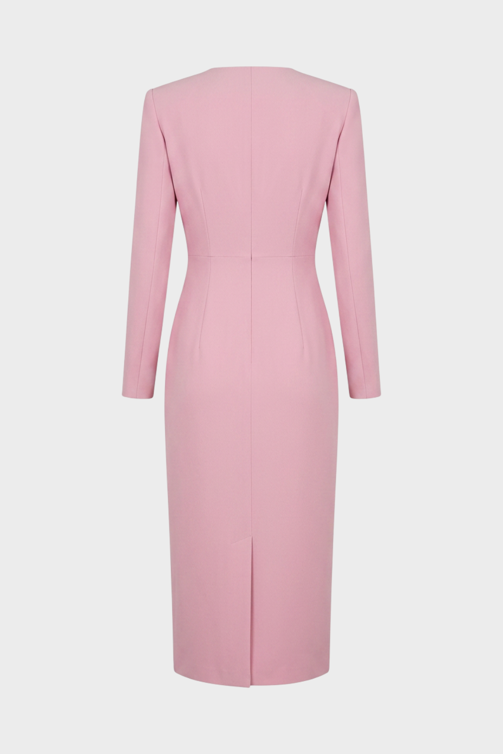 Damen Bodycon Midikleid | Stehkragen