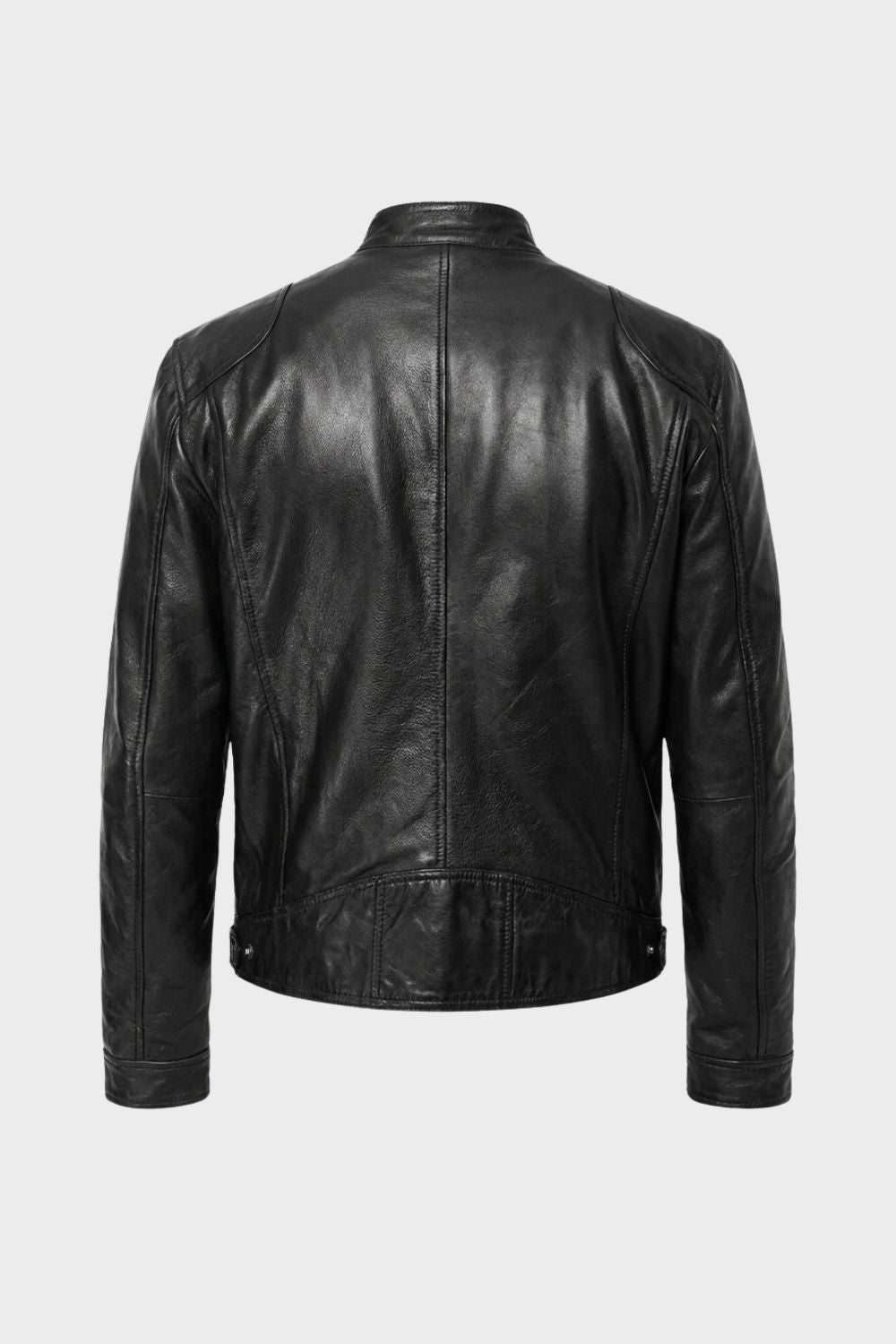Herren Moto-Freizeitjacke | Stehkragen & Geradliniger Zipper