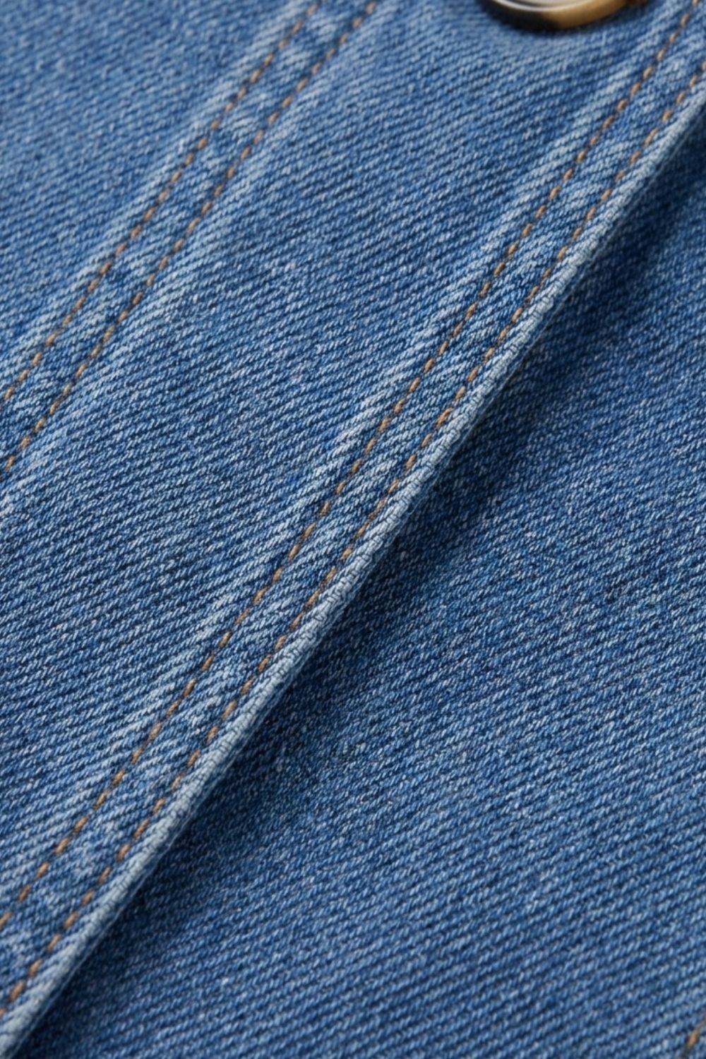 Damen Jeanskleid Midi | Knopfleiste