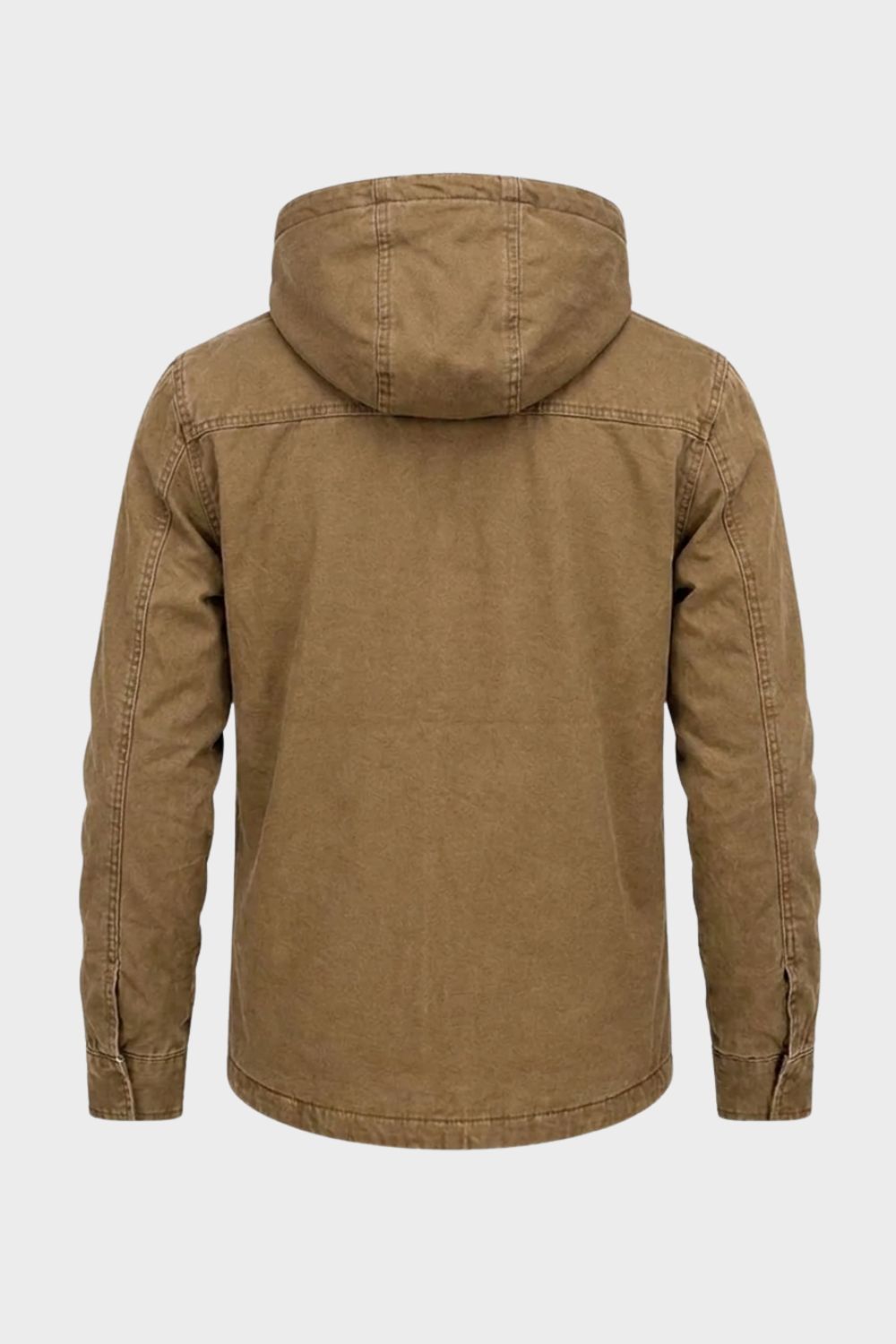 Herren Freizeitjacke mit Kapuze | Kontrastfutter & Reißverschluss