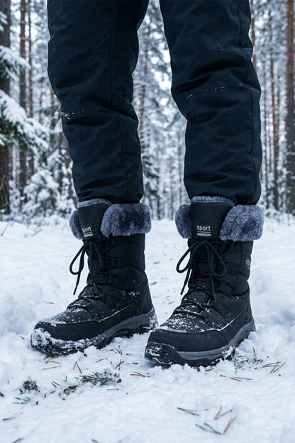 Damen Schnürboots | Profilsohle & Schaftrand