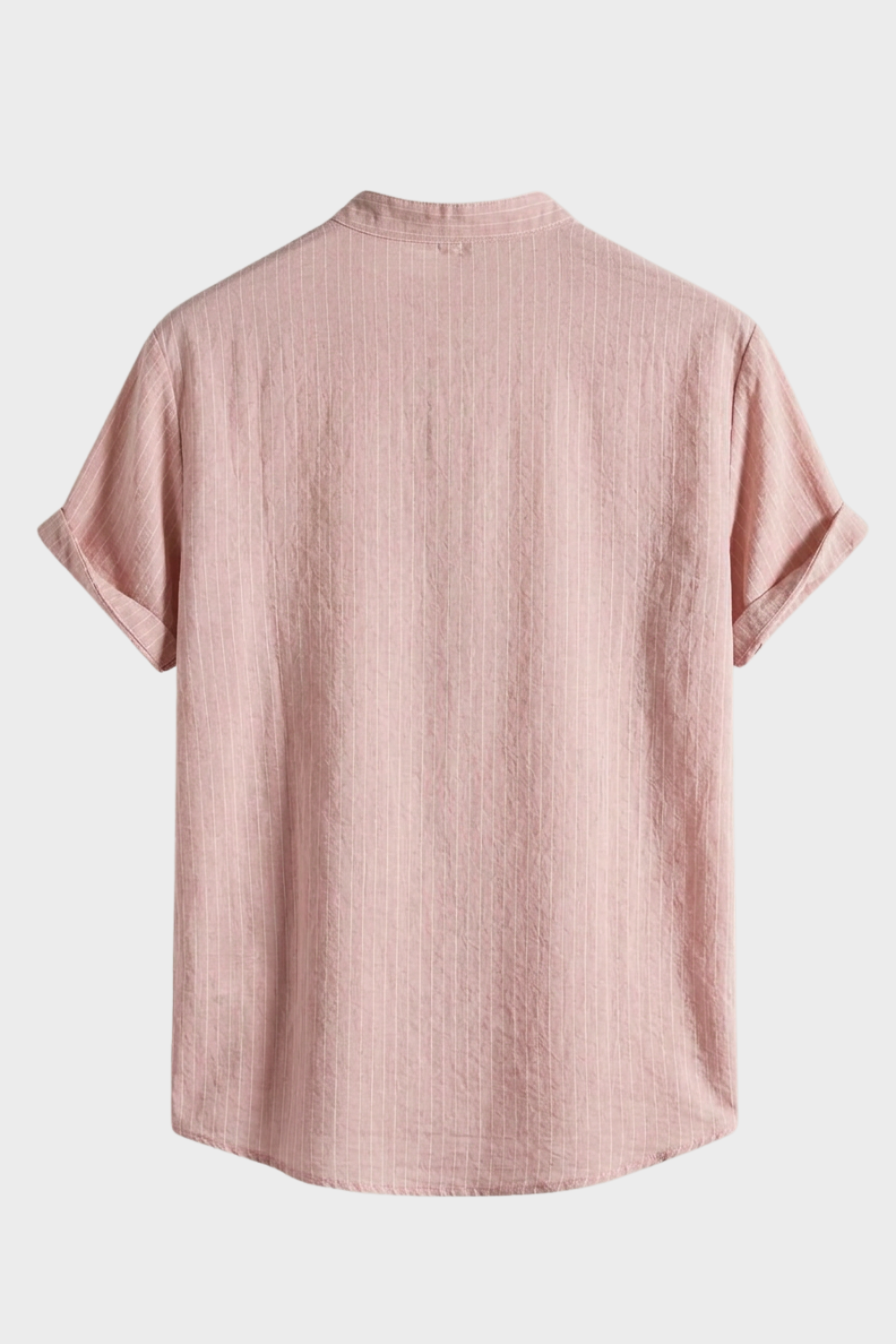 Herren Leinenhemd | Kurzarm Henley