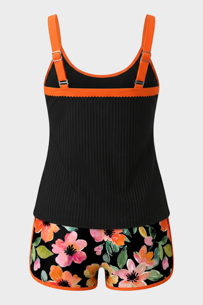 Damen Tankini Set | Blumenshorts