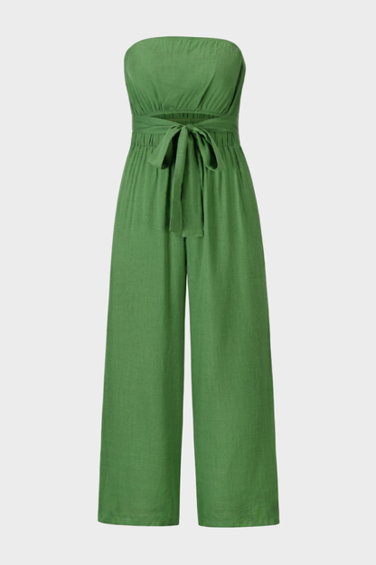 Damen Jumpsuit | Strapless Wide-Leg