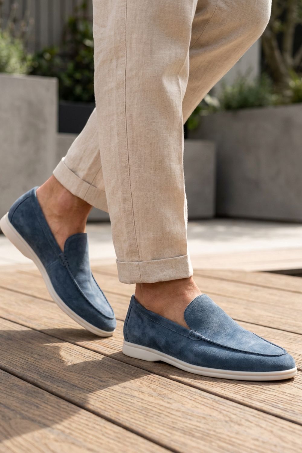 Herren Schlupfschuhe Wildleder | Bequem
