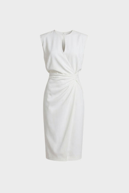 Damen Drapiert Etuikleid | Elegant