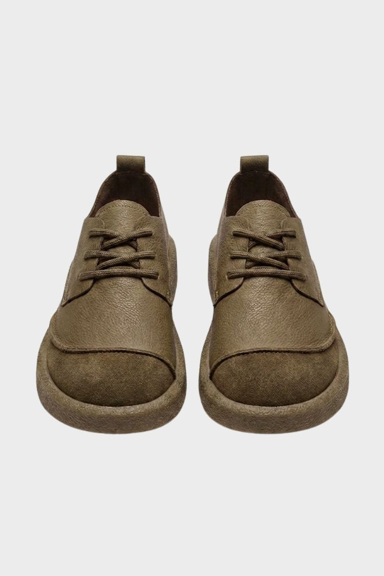 Herren Freizeit-Sneaker | Rundspitze & Kontrastnaht