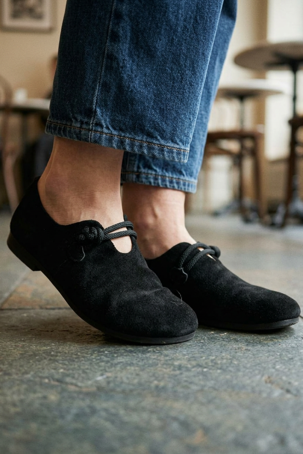 Damen Schuhe zum Hineinschlüpfen | Mit Schleife