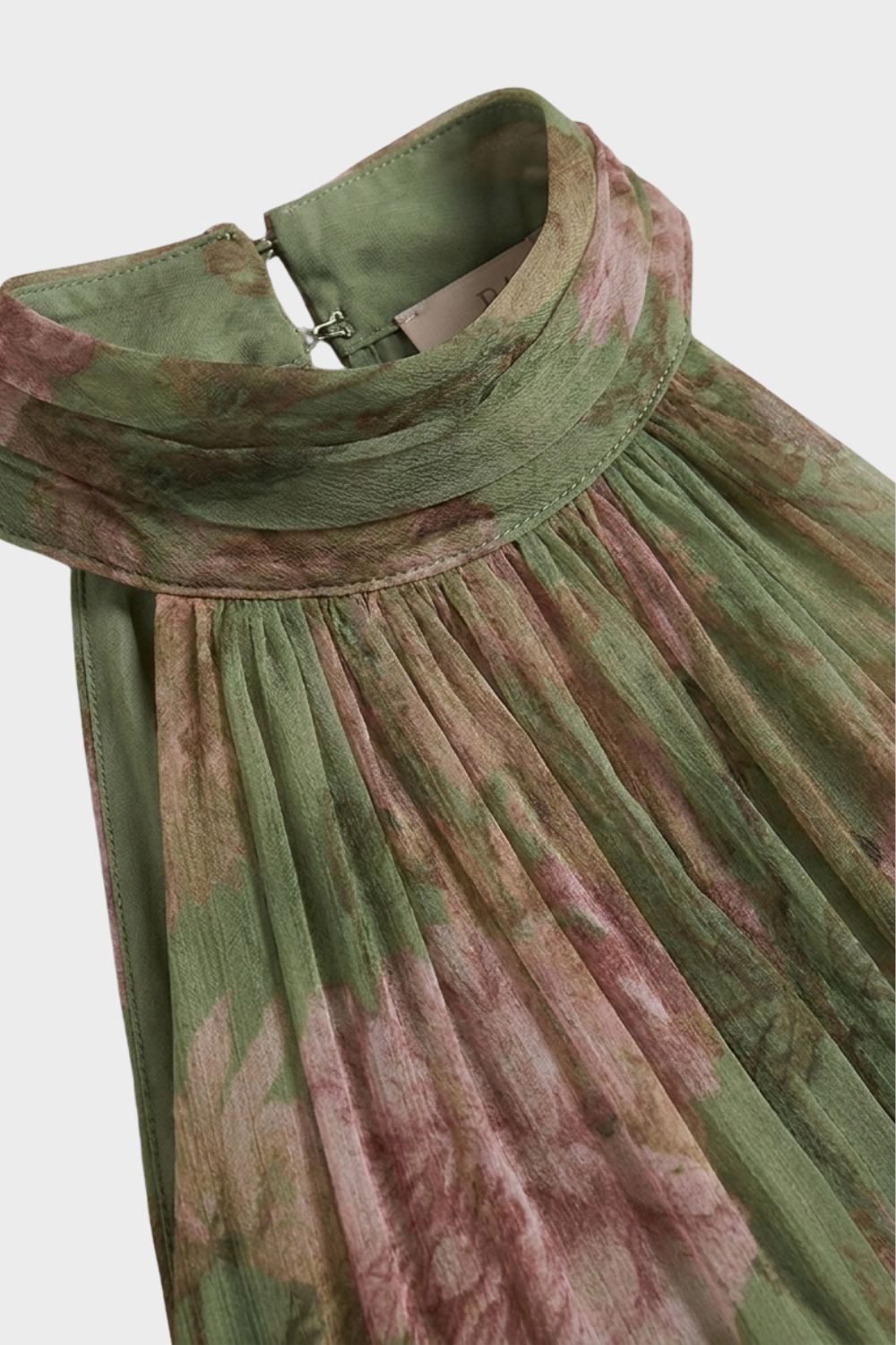 Damen Blumen Maxikleid | Neckholder