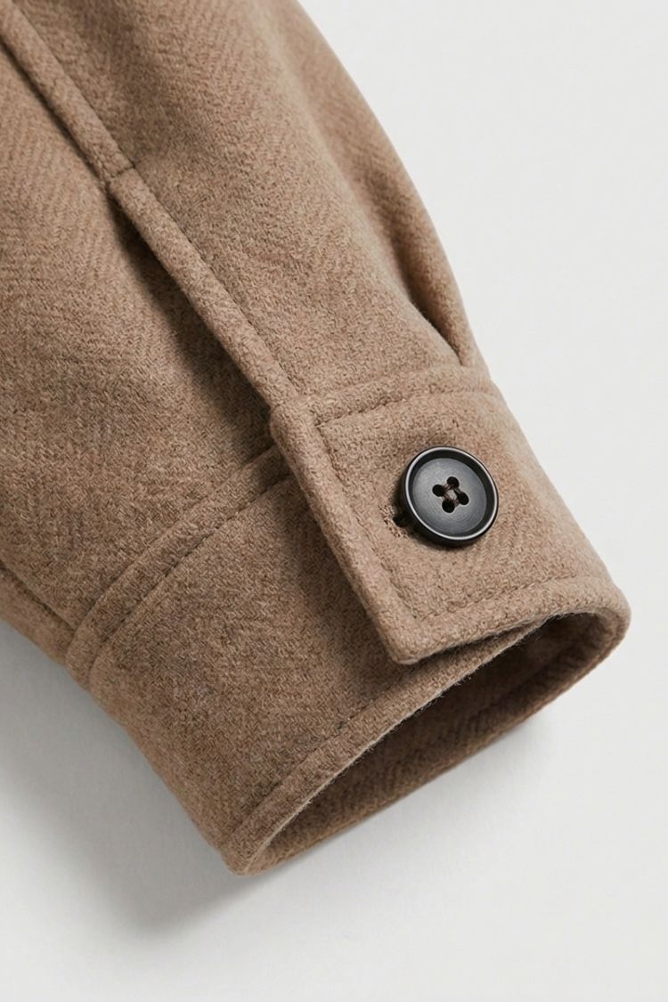 Herren Bomberjacke | Stehkragen & Knopfleiste