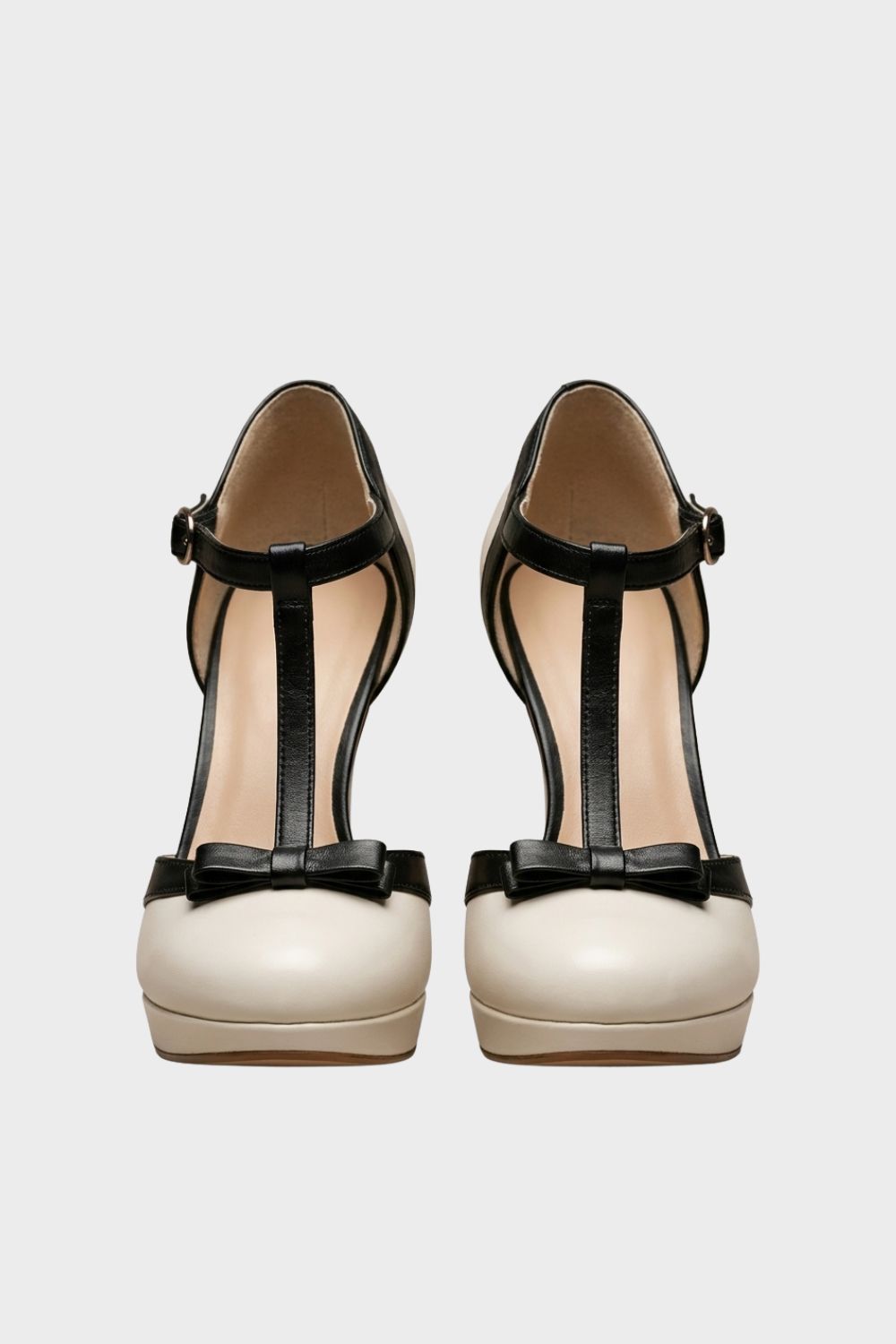 Damen Plateau Pumps | T-Steg