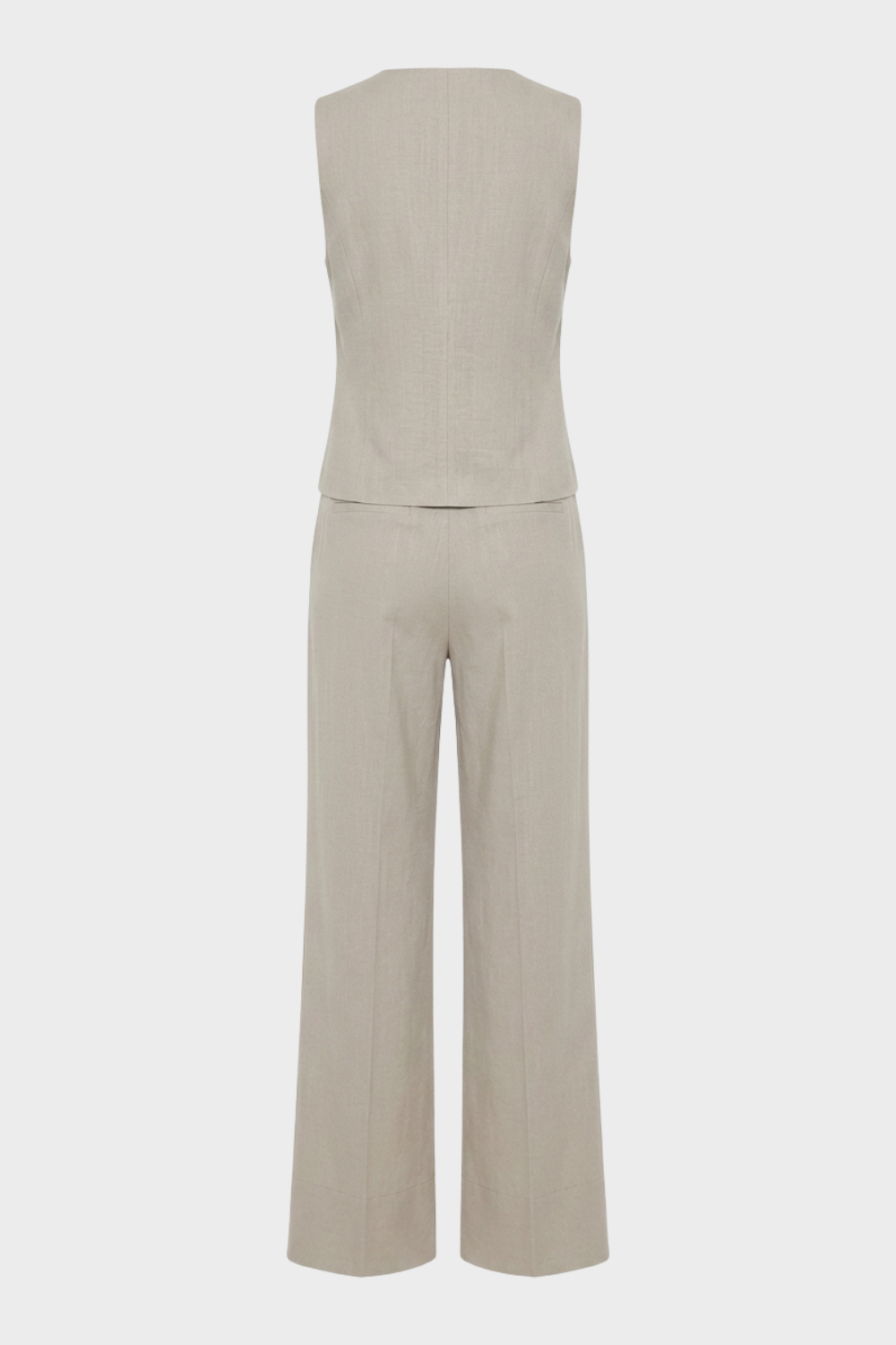 Damen Hosenanzug Set | Weste & Weite Hose