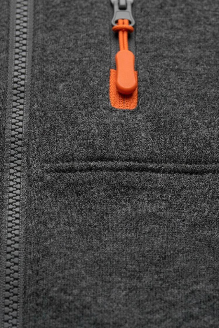 Herren Kapuzenjacke | Frontreißverschluss & Brusttasche