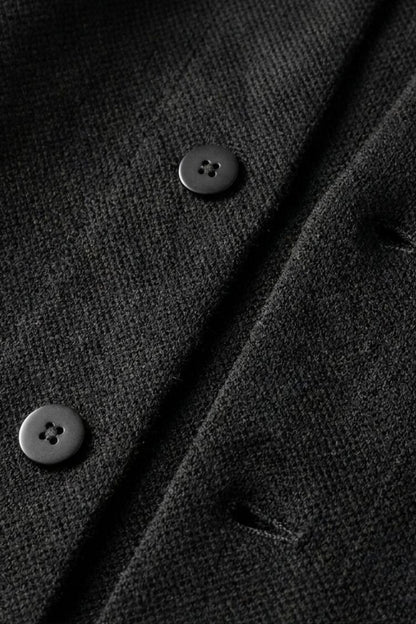 Herren Offene Strickjacke | Stehkragen