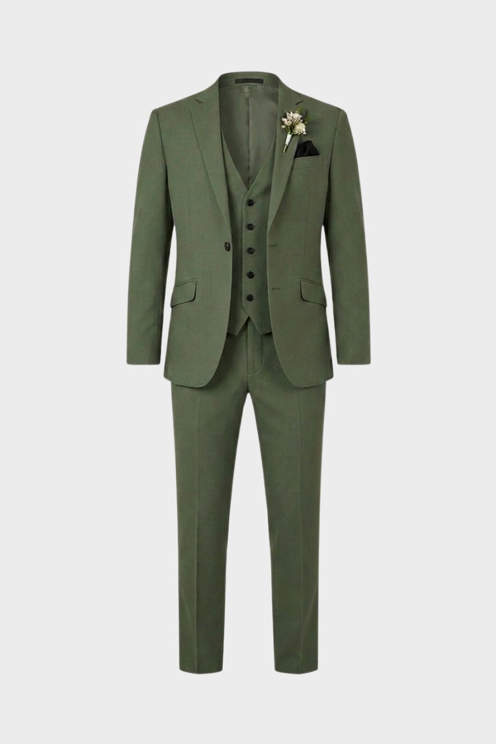 Anzug Herren Dreiteiler Slim Fit