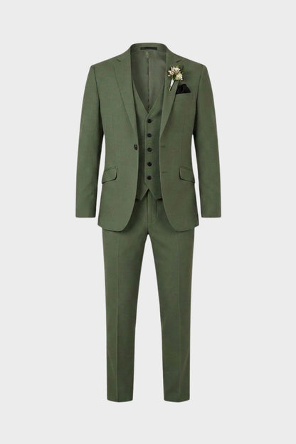 Anzug Herren Dreiteiler Slim Fit