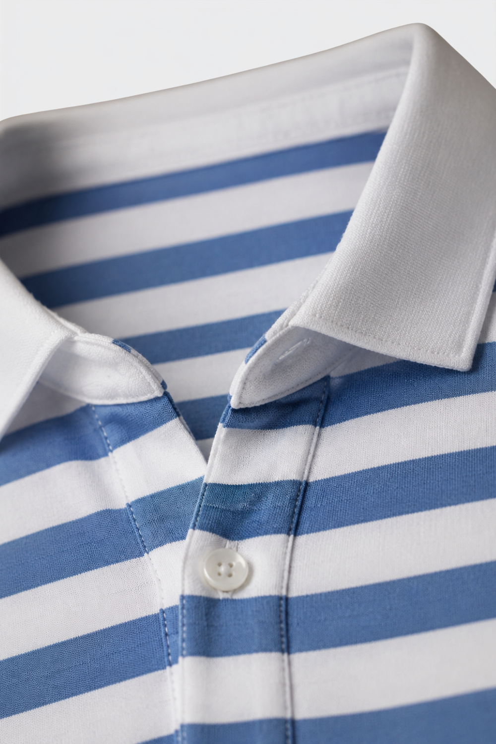 Herren Gestreiftes Polohemd | Klassischer Kragen