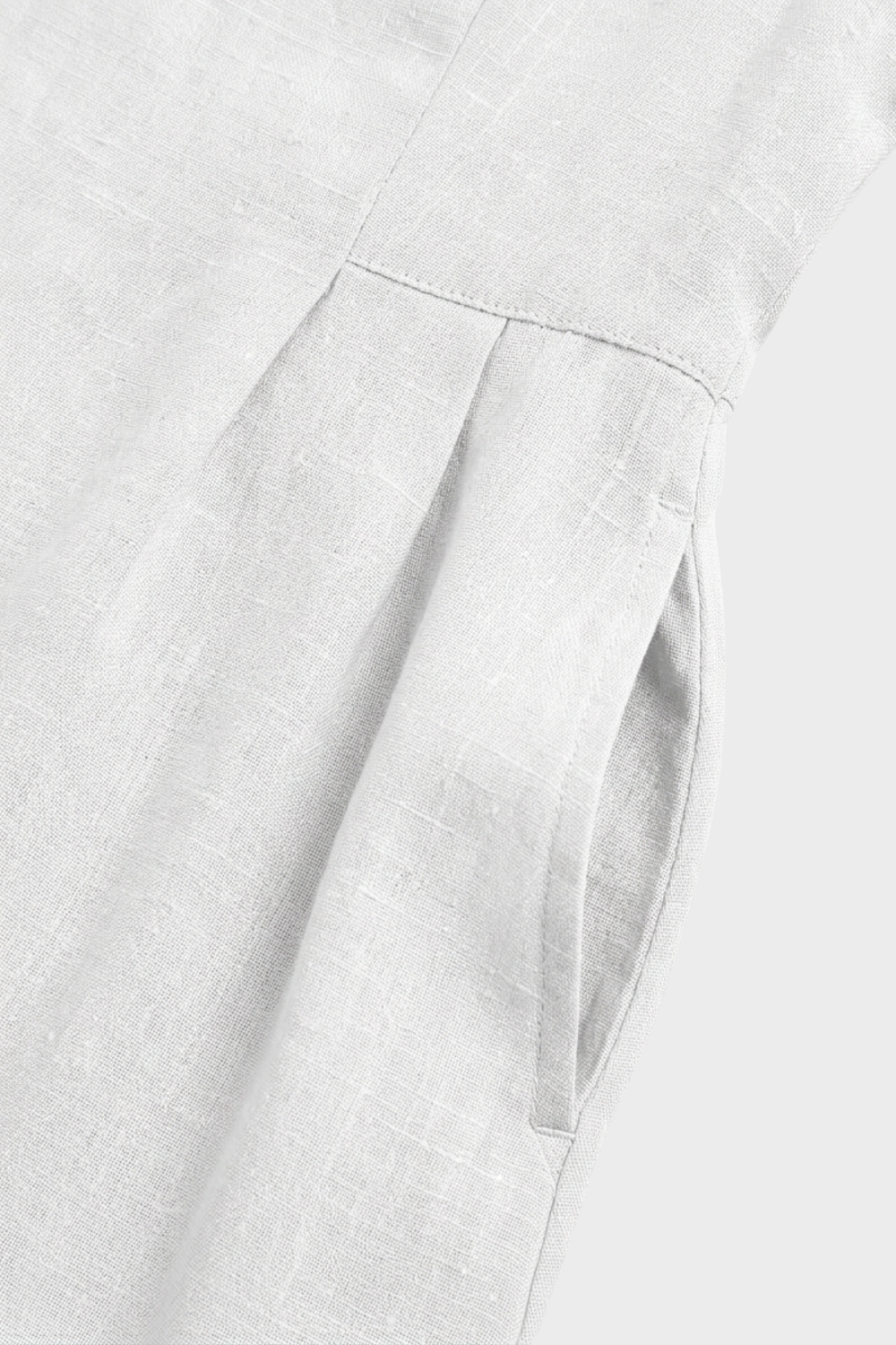 Damen Leinen Kaftankleid | Maxi