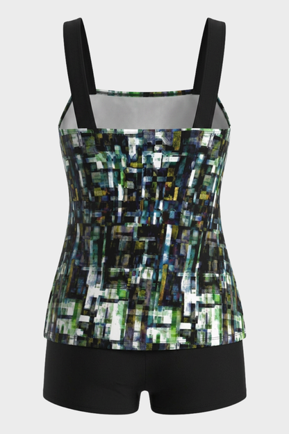 Damen Tankini Set | Bandeau-Ausschnitt