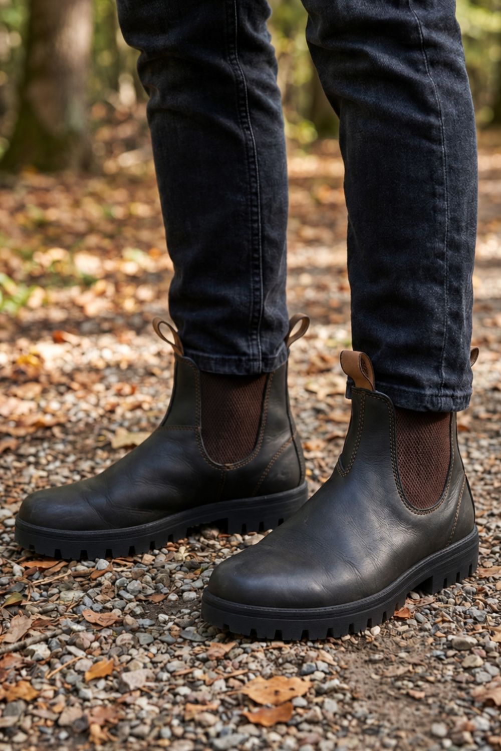 Herren Chelsea Boots | Elastische Seiteneinsätze & Zuglasche
