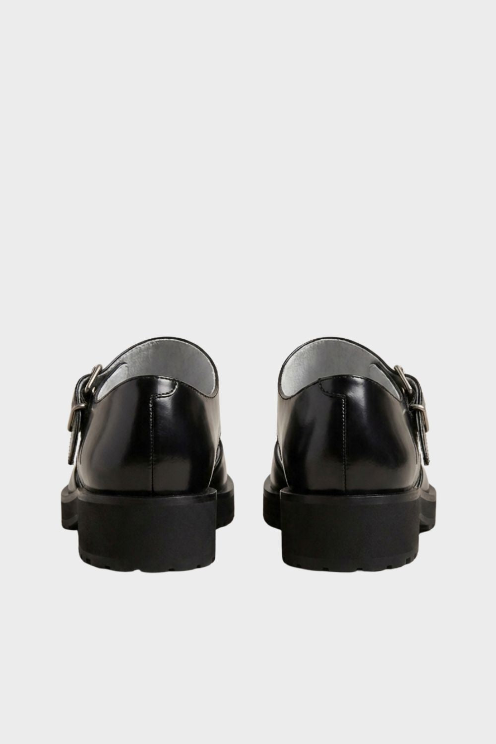 Damen Plateau Loafer | Schwarz