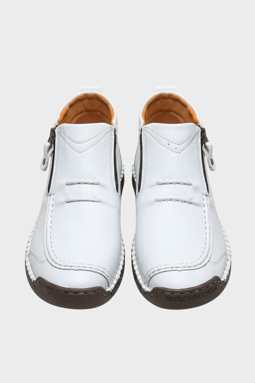 Herren Freizeit-Sneaker | Seitenzipper & Schnürdesign