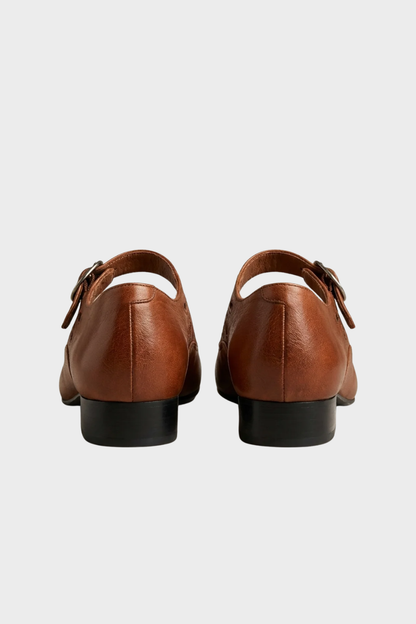 Damen Pantoletten Leder | Vintage