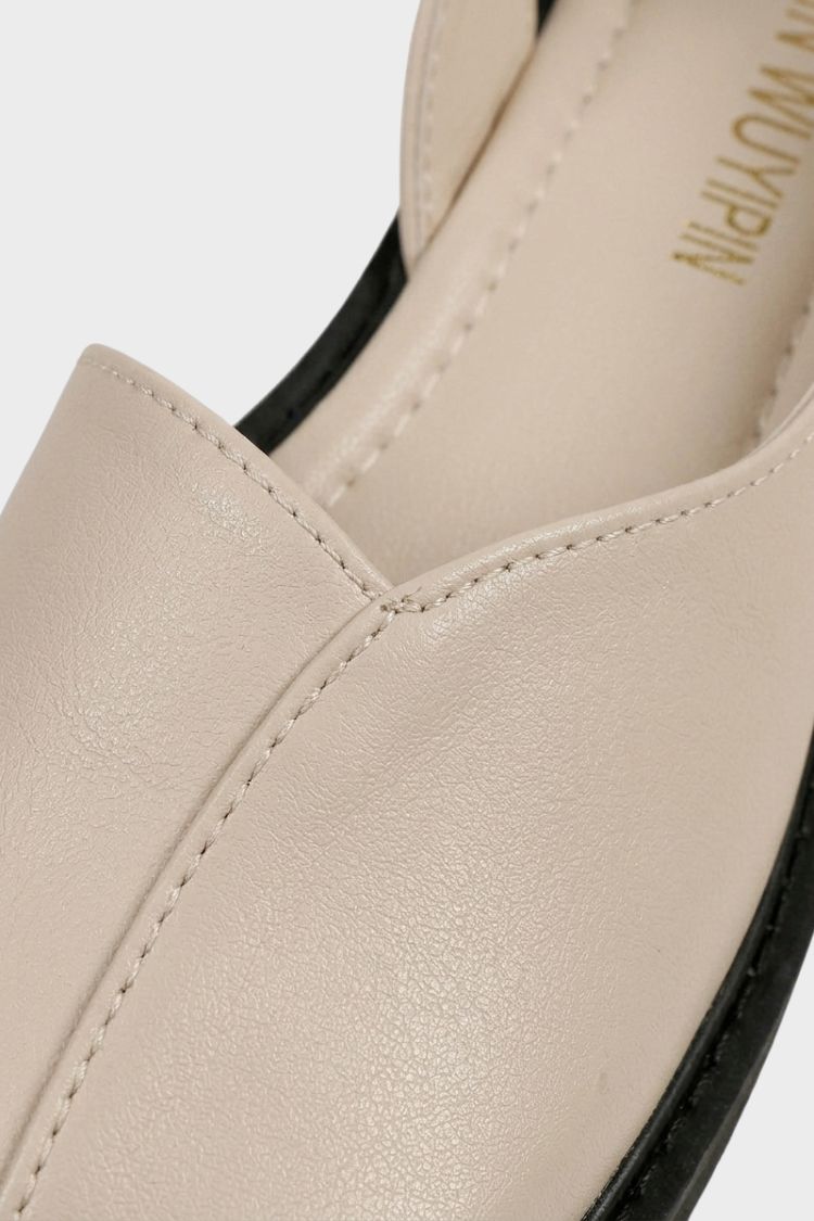 Damen Slingback Ballerinas | Eckige Zehenpartie