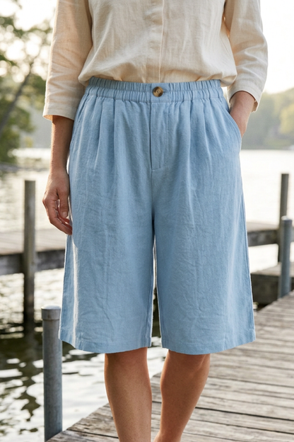 Damen Bermuda Shorts | Gerades Bein