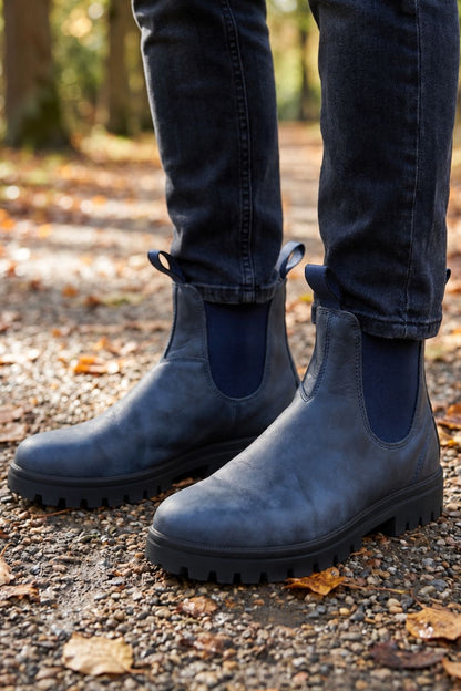 Herren Chelsea Boots | Elastische Seiteneinsätze & Zuglasche