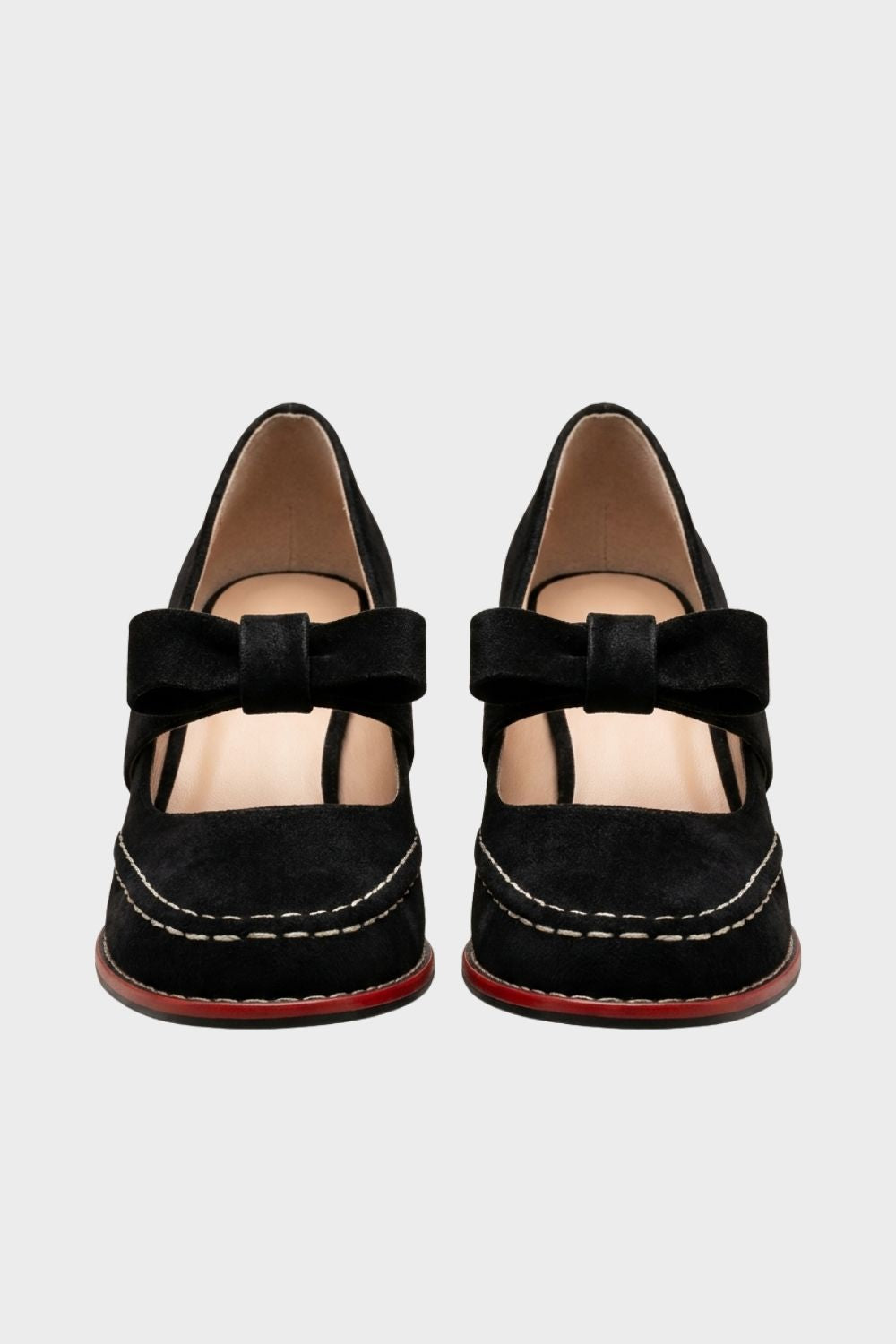 Damen Mary Jane Pumps | Samt