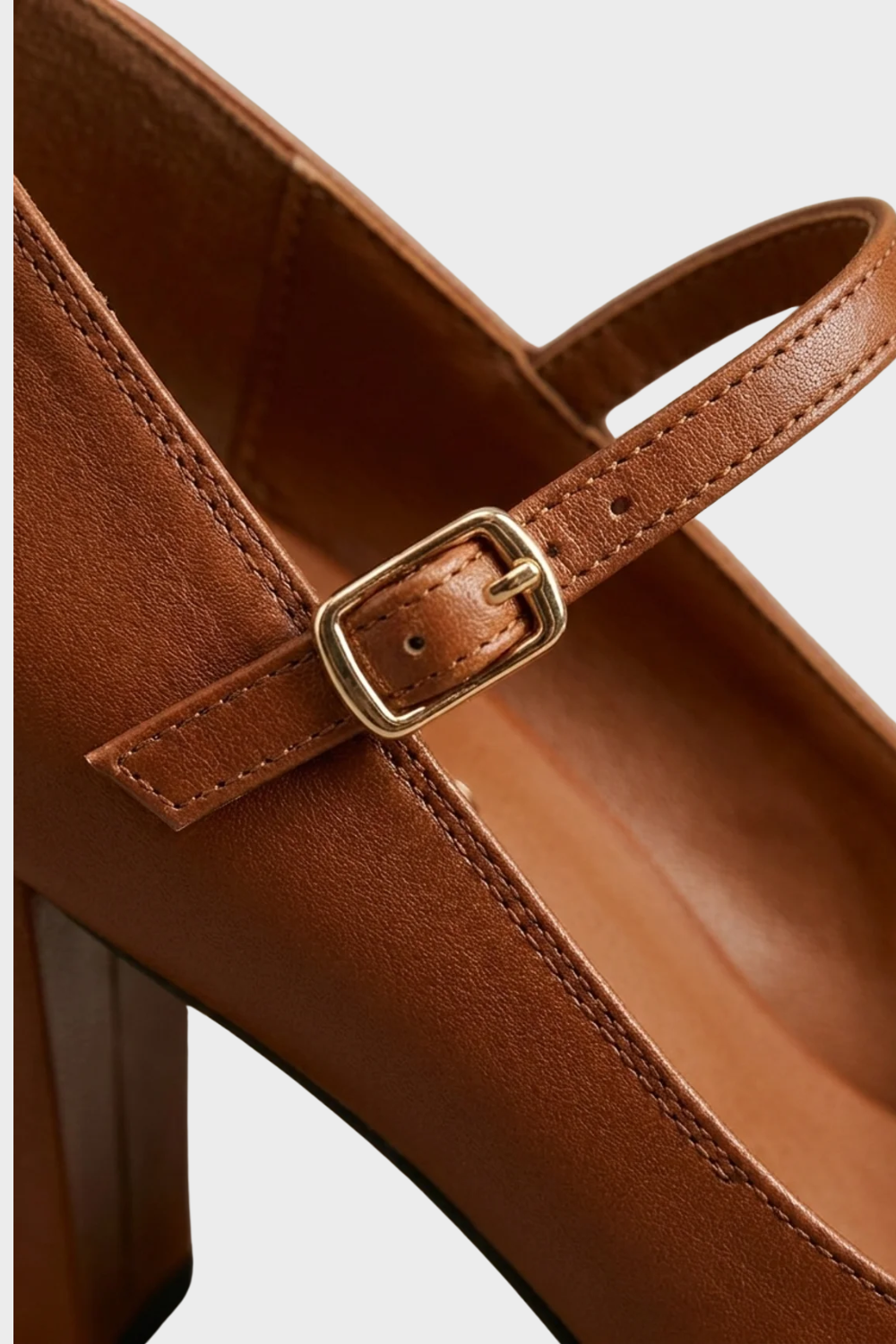 Damen Blockabsatz Pumps | Riemchen