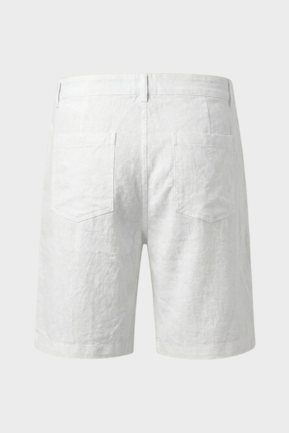 Herren Leinen-Shorts | Tunnelzug