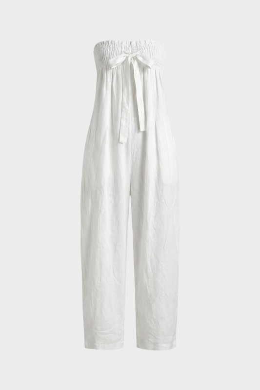 Damen Bandeau Jumpsuit | Ärmellos