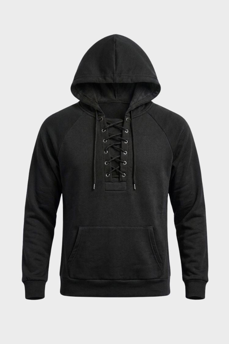 Herren Kapuzenpullover | Schnürkragen & Lässige Form