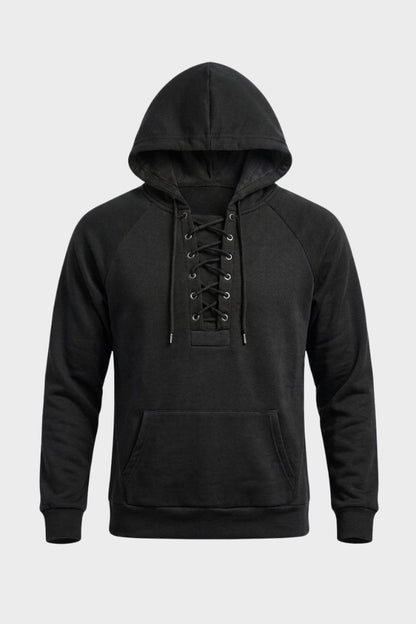 Herren Kapuzenpullover | Schnürkragen & Lässige Form