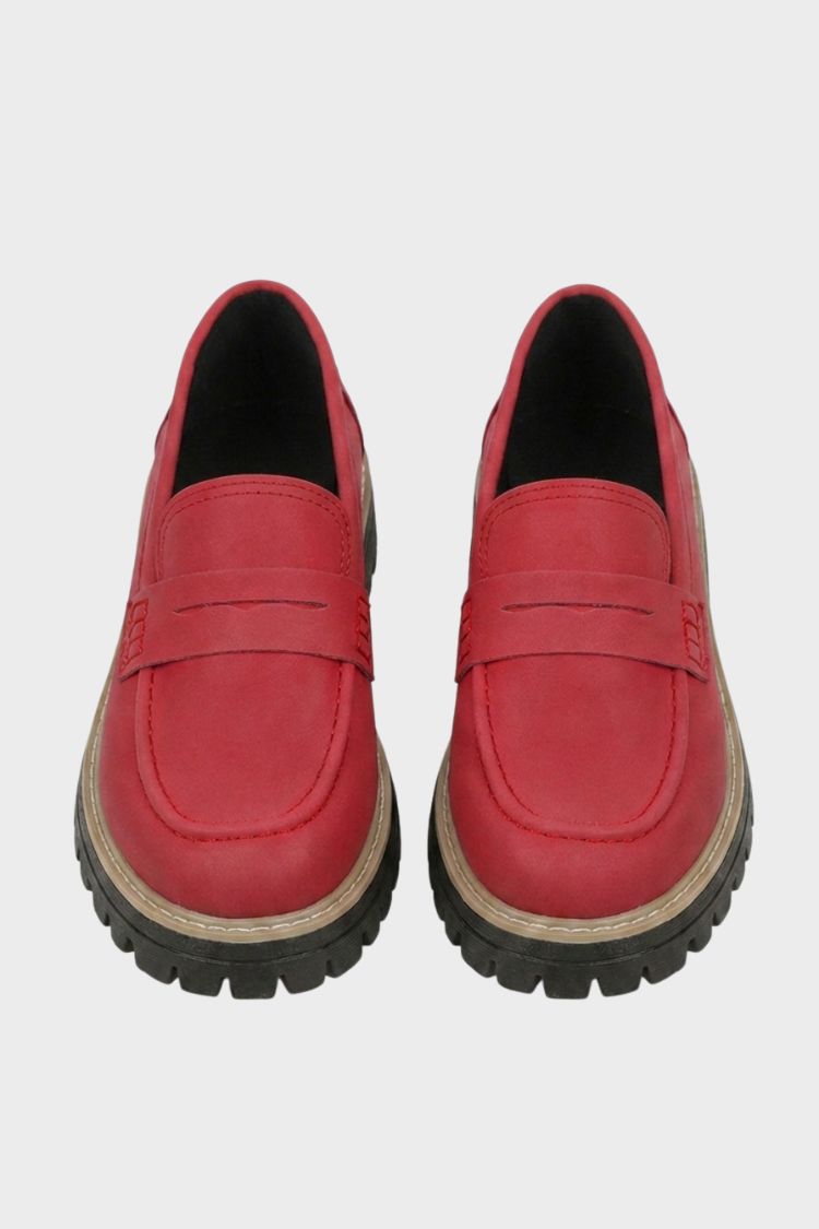 Damen Loafer mit Profilsohle