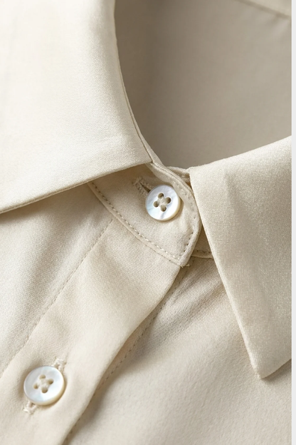 Damen Satin Bluse | Klassisch