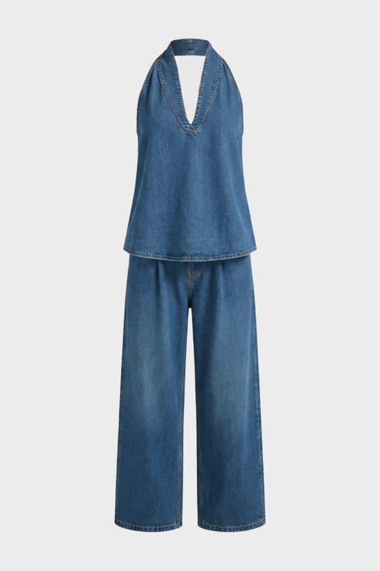 Damen Denim Zweiteiler | Minimal