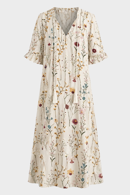 Damen Boho Sommerkleid | Vintage
