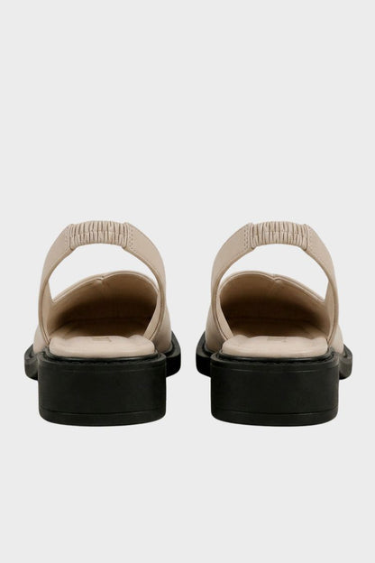 Damen Slingback Ballerinas | Eckige Zehenpartie