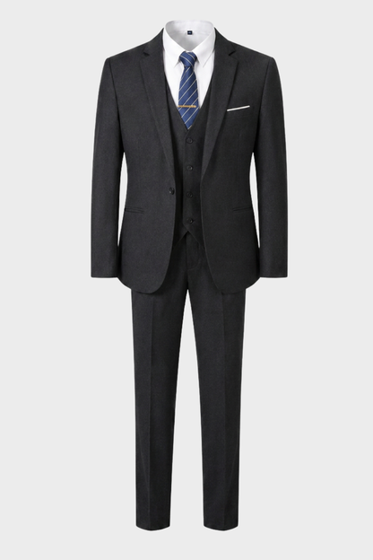Anzug Herren Dreiteiler Slim Fit
