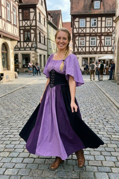 Damen Dirndlkleid | Frontschnürung & Ausgestellter Rock