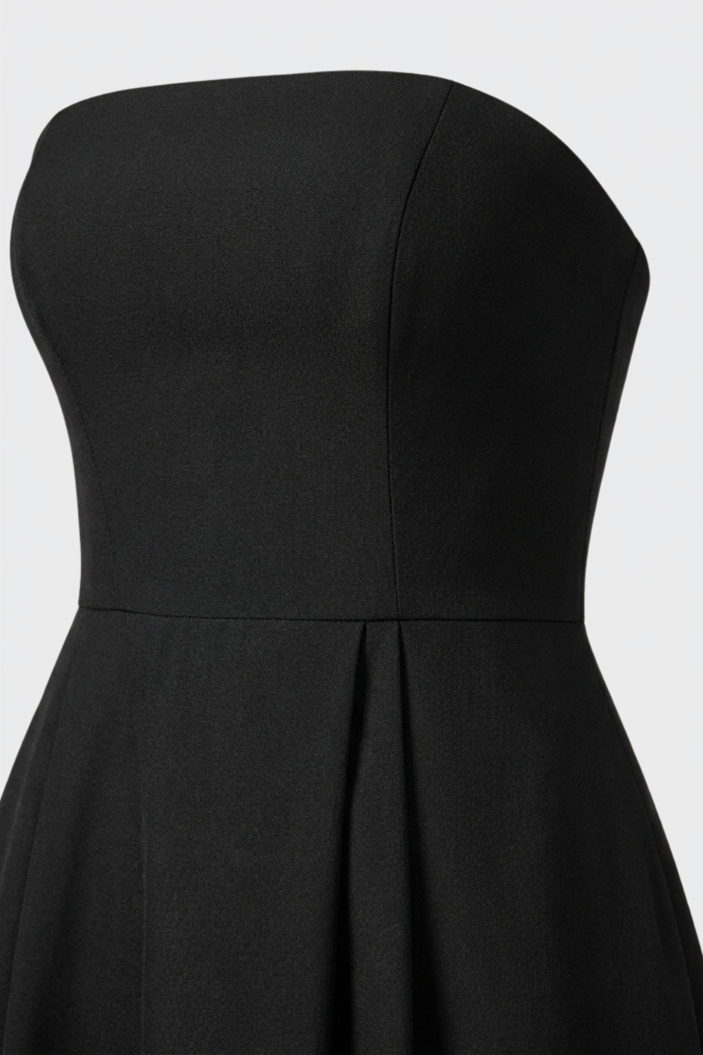 Damen Trägerloses Maxikleid | A-Linie