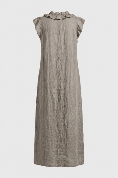Damen Rüschen Sommerkleid | Midi