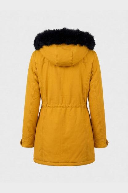 Damen Kapuzenparka | Taillenzug & Fronttaschen