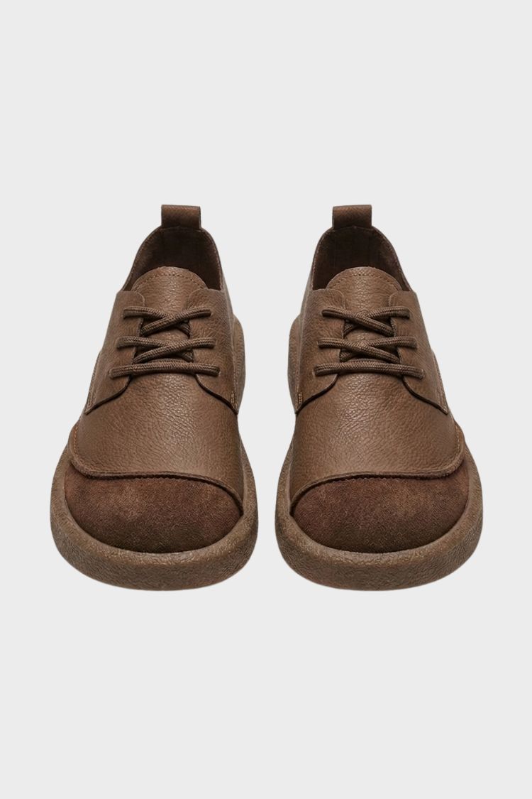 Herren Freizeit-Sneaker | Rundspitze & Kontrastnaht
