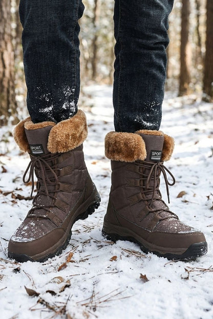 Damen Schnürboots | Profilsohle & Schaftrand