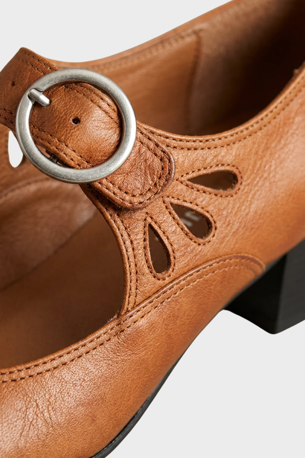 Damen Pantoletten Leder | Vintage
