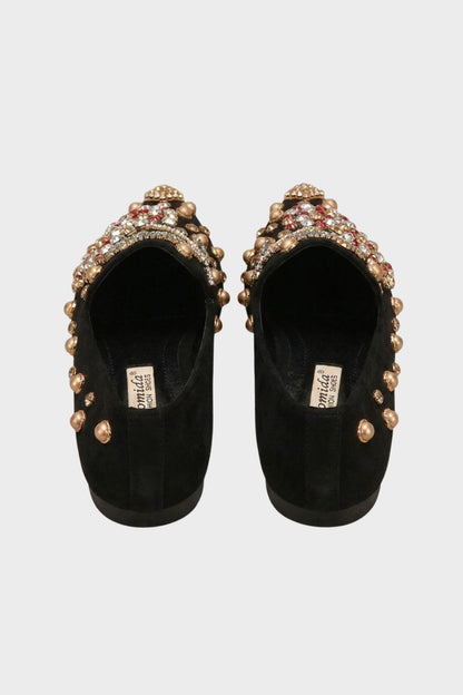 Damen Spitze Ballerinas | Strass